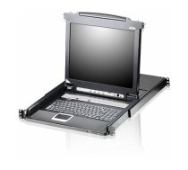ATEN CL5708M DE KVM- 8-Port 17"-LCD Single Rail (PS/2-USB VGA) DE-Layout | 60628W | 4710469343964