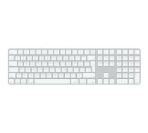 APPLE Magic Keyboard with Touch ID and Numeric Keypad for Mac models with Apple silicon - British English - White Keys | MXK73B/A | 0195949654565 | 4N36-02C