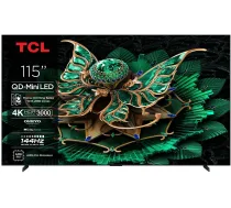 TCL Mini LED 115C7K 115" Mini LED 4K UHD 120Hz Smart TV, Google TV, Black | 115C7K | 5901292525699