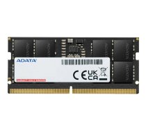 Adata Notebook memory Premier DDR5 5600 SODIMM 8GB SingleTray | AD5S56008G-S | 4711085941091 | SBADA50085600S1