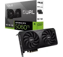 ASUS Dual GeForce RTX 5060 Ti EVO OC Edition NVIDIA 16 GB GDDR7 -BULK | 90YV0NQ0-M0NB00 | 4711636296519 | VGAASUNVD0948