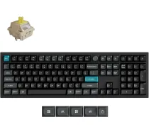 Klawiatura gamingowa Keychron Q6U-M4 100% Milk POM Banana RGB Hot-Swap 8K | Q6U-M4 | 4894979048622