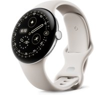 Google Pixel Watch 4 45MM LTE Silver/Porcelain | GA10844-EU | 0840353933873