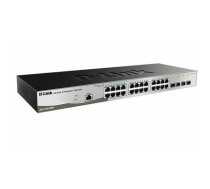 D-Link D-Link DGS-1210-28/ME/E łącza sieciowe Zarządzany L2+ Gigabit Ethernet (10/100/1000) 1U Black, Gray | DGS-1210-28/ME/E | 790069455131