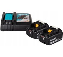 Makita CHARGER AND BATTERY SET 2X5AH 18V | 0197050352583 | 0197050352583
