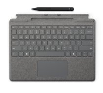 Microsoft Microsoft Surface Pro Keyboard + Slim Pen, QWERTY, Nordic, Touchpad, Microsoft, Surface Pro 11 Surface Pro 10 Surface Pro 9 Surface Pro 8, Platinum | 8X8-00172 | 196388358229