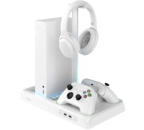 Wielofunkcyjna stacja FIXED pro Xbox Series X a S z wentylacją i ładowaniem pro dwa ovladače Xbox, biały | FIXXB-MCS-WH | 8591680165506