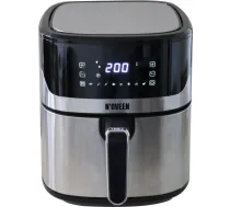 Hot air fryer NOVEEN AF550 6.5 l 1600 W Black, Silver | AF550 | 5902221623356 | AGDOOVFRY0001
