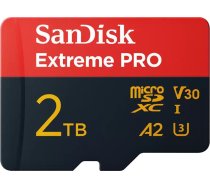 CARD 2TB Sandisk Extreme PRO microsdxc UHS-I V30 A2 Class U3 | SDSQXCD-2T00-GN6MA | 0619659209032