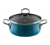 Riess Garnek niski z pokrywą 24cm Aquamarin | R-0711-010 | 9003064100410