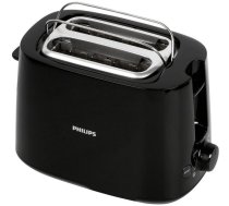 Toster Philips Philips Daily Collection HD2581/90 Toaster, 2 slice(s), Black, Plastic, Rotary, 830 W, 220-240 V | HD258190 | 8710103800385