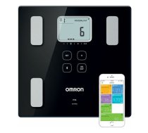 Omron VIVA Square Black Electronic personal scale | HBF-222T-EBK | 4015672110908 | AGDOMRWAL0014