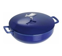 Staub La Cocotte 28cm rund Bouillabaisse Topf dunkelblau | 40510-326-0 | 3272341129918