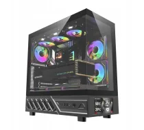 DarkFlash DS950V computer case with display (black) + 6 fans | DS950 SCRN BLK +6F | 4711527008528 | 082908