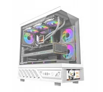 DarkFlash DS950V computer case with display (white) + 6 fans | DS950 SCRN WHT +6F | 4711527008535 | 082910