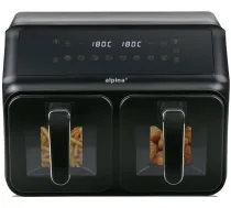 Frytkownica beztłuszczowa Alpina Air Fryer Frytkownica beztłuszczowa Alpina A8 2200W 8L dwukomorowa | 8711252272191 | 8711252272191