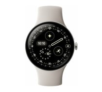 Google Pixel Watch 4 (45mm) WiFi silber/porcelain | GA09308-EU | 0840353933743