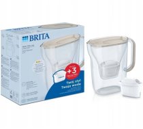 Dzbanek filtrujący Brita Dzbanek filtrujący Brita Style Essential 2,4L 3 wkłady Piaskowy | 4006387145095 | 4006387145095