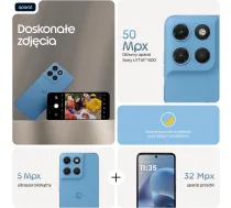 Motorola moto g17 power 17.1 cm (6.72") Hybrid Dual SIM Android 15 USB Type-C 8 GB 256 GB 6000 mAh Blue | PBBM0001PL | 840493614502 | TKOMOTSZA0601