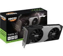 INNO3D GeForce RTX 5060 Ti TWIN X2 NVIDIA 8 GB GDDR7 | N506T2-08D7-193075N | 8886307700735