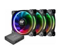 Wentylator Thermaltake Riing Plus 12 RGB 3-pack + Hub + 3 paski LED (CL-F076-PL12SW-A) | CL-F076-PL12SW-A | 4711246874800
