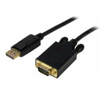 Kabel StarTech DisplayPort - D-Sub (VGA) 0.9m Black (DP2VGAMM3B) | DP2VGAMM3B | 0065030852456