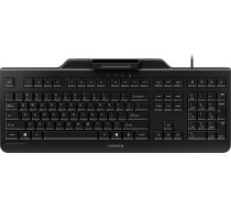 Cherry Secure Board 1.0 Keyboard with Smart Card Reader USB, Black | JK-A0400DE-2 | 4025112090127
