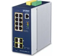 PLANET Industrial 8-Port GE PoE + 2*1G SFP + 2*2,5G SFP | IGS-5225-8P4S-12V | 4711605286350