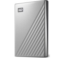 Western Digital 2,5" WD My Passport Ultra 1TB Silver USB-C/USB3.0 HDD 6,4cm 2,5Zoll Metal finish RTL portable extern | WDBC3C0010BSL-WESN | 0718037863979