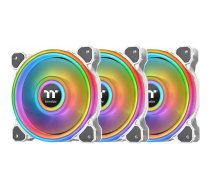 Wentylator Thermaltake Riing Quad 12 RGB TT Premium Edition 3-pack + HUB Białe (CL-F100-PL12SW-A) | CL-F100-PL12SW-A | 4713227523349