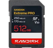SanDisk Extreme Pro SDXC 512GB SDSDXXJ-512G-GSCIN - UHS-I | SDSDXXJ-512G-GSCIN | 619659224318