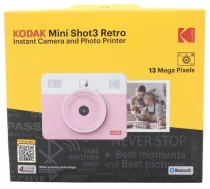 Aparat cyfrowy Kodak KODAK natychmiastowy fotoaparát Mini Shot 3 Retro C300R Pink | KOCAMC300RPK | 192143006558