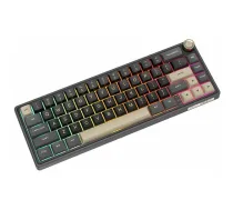 Klawiatura Royal Kludge Royal Kludge R65 RGB Phantom laidinė mechaninė klaviatūra | 60%, Brown switches, US | RKR65-P-B | 6935280823831