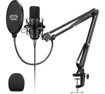Mikrofon Mozos Zestaw MKIT-700PRO v2 Mikrofon USB + Pop filtr + statyw | MKIT-700PRO | 5907512654484