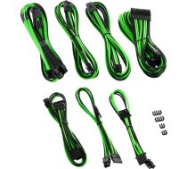 CableMod CableMod C-Series PRO ModMesh 12VHPWR Cable Kit for Corsair RM, RMi, RMx (Black Label) - black/light green | CM-PCSR-16P3KIT-NKKLG-R-SS | 0703670116315