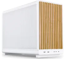Lian Li DAN Cases A3-mATX Wood Edition PC case, Micro-ATX - beech, white | GELI-966 | 4718466015815 | A3- MATX-WD WHITE