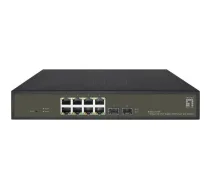 Level One 8x GE GES-2110P 2xGSFP 19" 130W 8xPoE+ | GES-2110P | 4015867229217