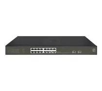 Level One 16x GE GES-2118P 2xGSFP 19" 230W 16xPoE+ | GES-2118P | 4015867229224