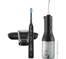 Philips Sonicare DiamondClean 9000 + Power Flosser HX3886/43 Set Black | HX3886/43 | 8720689017084