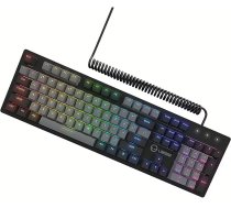 Klawiatura Lorgar LORGAR Azar 514 Wired mechanical gaming keyboard RGB backlight 1680000 colour variations 18 modes keys number: 104 50M clicks linear | LRG-GK514B-US | 5291485015480