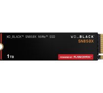 Western Digital SSD drive Black 1TB SN850X NVMe M.2 PCIe Gen4 2280 | WDS100T2X0E | 718037891392