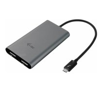 i-tec THUNDERBOLT 3 Dual Display Port video adapter for Notebooks and tablets 2x 4K / 1x 5K | TB3DUAL4KDP | 8595611701924