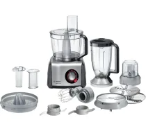 Bosch MC812M844 food processor 1250 W 3.9 L Black, Stainless steel | MC812M844 | 4242005109340 | AGDBOSROK0103