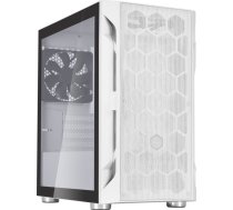 SilverStone Fara H1M Micro-ATX Case, Tempered Glass - White | SST-FAH1MW-G | 4710679812625