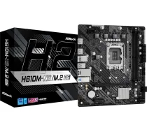 ASRock H610M-H2/M.2 D5 Motherboard, LGA1700, Intel H610, Micro-ATX, DDR5 | H610M-H2/M.2 D5 | 4710483943775 | PL-S1700-ASR-080