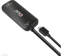 Adapter AV Club 3D Club3D Adaptér HDMI + Micro USB na DisplayPort 4K120Hz/8K30Hz, Active Adapter M/F | CAC-1335 | 8719214472498