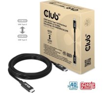 Club 3D Club3D Kabel USB4 Gen3x2 Typ C 8K60Hz UHD Power Delivery 240W, (M/M), 300cm | CAC-1579 | 8719214472856