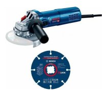 Bosch SZLIFIERKA kątowa 125MM GWS 9-125 S + TARCZA X-LOCK | B 615990N3G | 4059952691282