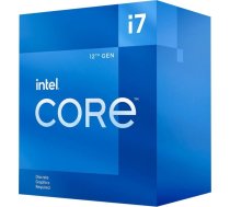Intel Processor Core i7-12700 F BOX 2,1GHz, LGA1700 | BX8071512700F | 5032037237826 | CPINLZ712700F00