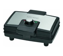 Clatronic WA 3606 waffle iron 2 waffle(s) Black,Stainless steel 800 W | WA 3606 | 0795545113529